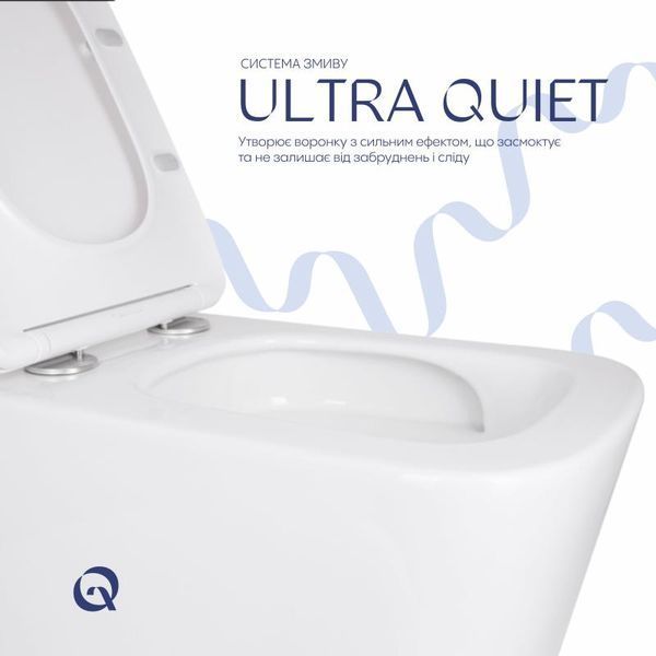 Унитаз подвесной Qtap Tern с сиденьем Soft-close QT17332303ASW SD00050772 фото