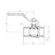Кран кульовий Thermo Alliance Forte 1/2" ВР для газа (ручка) SF600G15 SD00010581 фото 2