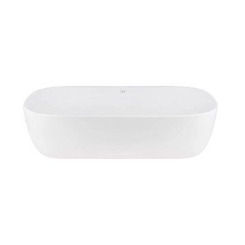Комплект Qtap Robin: Раковина накладная прямоугольная 600x390x150 мм White + Донный клапан PU02 SD00053421 фото