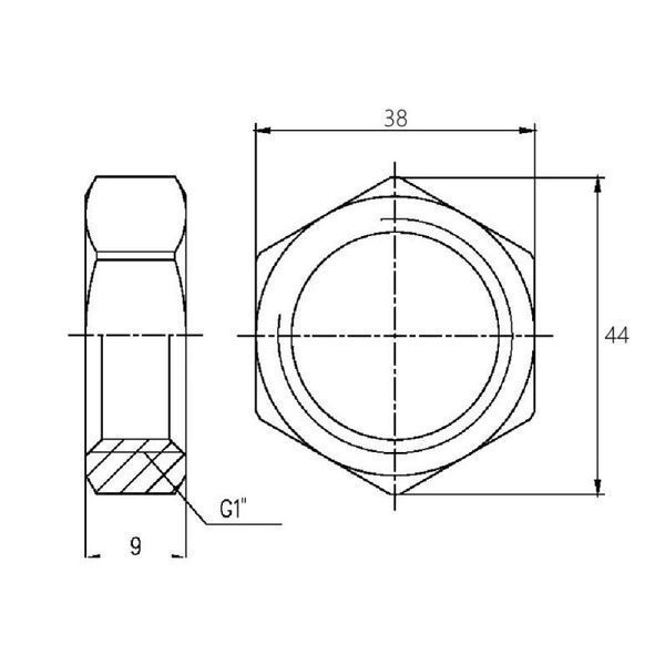 Контргайка Thermo Alliance Forte 1" SF35025 SD00002525 фото