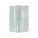 Душова кабіна Latwa SC90x90.SAT.MID.FR полукругла, скло Frost 4 мм + Душовий піддон KAPIELKA ST90x90x26, з панеллю Lidz SD00050781 фото 3
