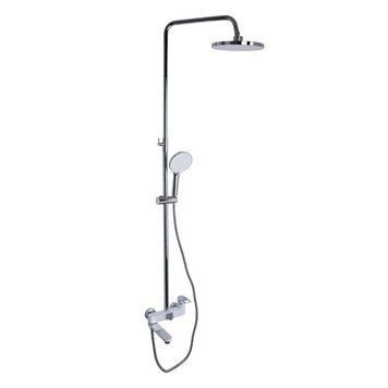 Душова система універсальна Qtap Jay на три споживача (з виливом) QTJAY111CRW45555 Chrome/White SD00051679 фото