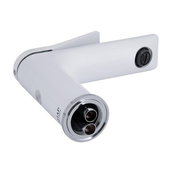 Смеситель для раковины Qtap Presto QTPRE270CRW45576 Chrome/White SD00051700 фото