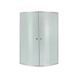 Душова кабіна Latwa SC80x80.SAT.HIGH.FR полукругла, скло Frost 4 мм + Душовий піддон KAPIELKA ST80x80x41, з панеллю Lidz SD00050787 фото 5