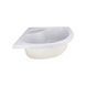 Душова кабіна Latwa SC80x80.SAT.HIGH.FR полукругла, скло Frost 4 мм + Душовий піддон KAPIELKA ST80x80x41, з панеллю Lidz SD00050787 фото 10