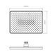 Лейка для верхнего душа Qtap Hlavova 280x190 мм прямоугольная QTHLA107BLM45947 Black Matt SD00052071 фото 2
