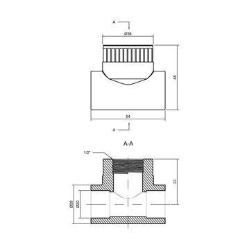 Трійник PPR Thermo Alliance 20х1/2"х20 ВР SD00029386 фото