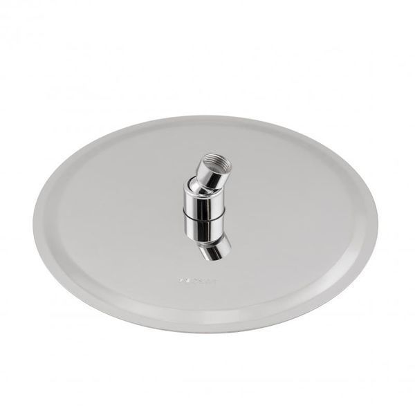 Лейка для верхнего душа Lidz Niagara 125 245 мм округлая LDNIA125NKS37518 Chrome SD00043621 фото