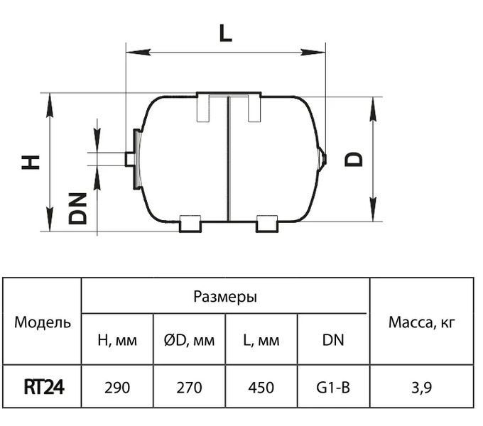 Гідроаккумулятор RT24 "rudes" 8435RU55 фото
