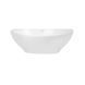 Комплект Qtap Dove: Раковина накладная овальная 415x340x140 мм White + Донный клапан PU02 SD00053432 фото 3