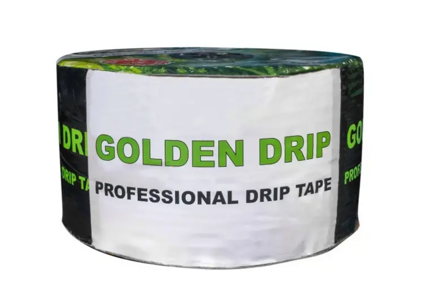 Крапельна стрічка GOLDEN DRIP з плоским емітером 20см 500м 8 mil KA 30216 фото