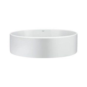 Комплект Qtap Kolibri: Раковина накладная овальная 500x360x140 мм White + Донный клапан PU02 SD00053435 фото
