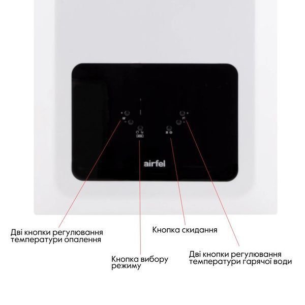 Котел газовий Airfel Optimum Premix 30 кВт конденсаційний двоконтурний SD00055268 фото