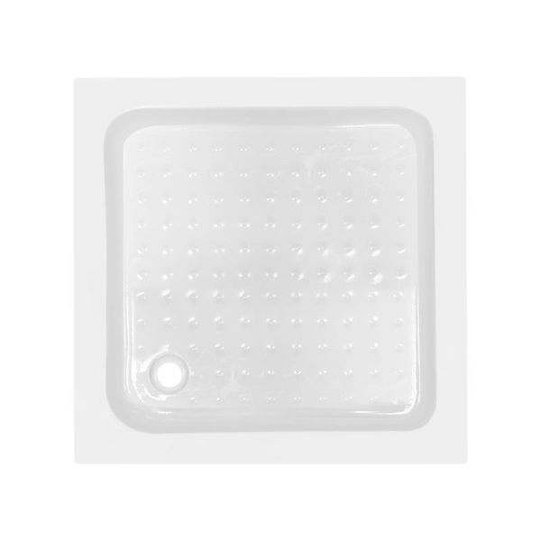 Душевая кабина Lidz Wawel SC80x80.SAT.LOW.FR квадратная, стекло Frost 4 мм + Lidz Душевой поддон KAPIELKA ST80x80х14 SD00051443 фото