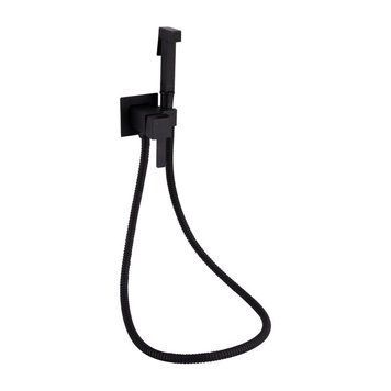 Набор для гігієнічного душу Qtap Inspai-Varius прямокутний QT259710842859NB Black Matt SD00048969 фото