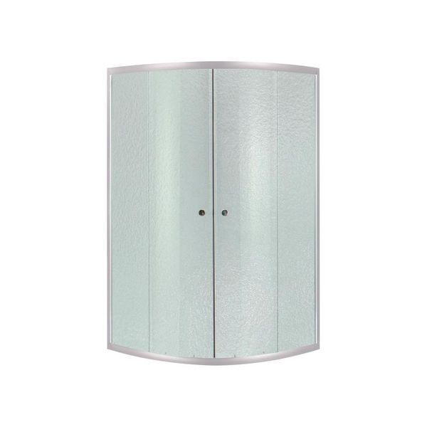 Душова кабіна Lidz Latwa SC90x90.SAT.LOW.FR, скло Frost 4 мм + Lidz Душовий піддон KAPIELKA ST90x90x14 SD00051435 фото