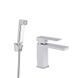 Смеситель для раковины Qtap Gemini (с гигиеническим душем) QTGEM272CRW45691 Chrome/White SD00051815 фото 1
