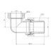 Сгон "Американка" SD Forte 3/4" угловой SF191W20 SD00008310 фото 2