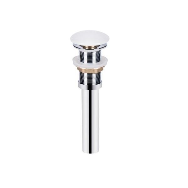 Комплект Qtap Stork: Раковина накладная квадратная 430x430x125 мм White + Донный клапан PU02 SD00053442 фото