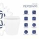 Унитаз подвесной Qtap Scorpio безободковый Ultra Quiet с сиденьем Soft-close QT14332380AW SD00050898 фото 4