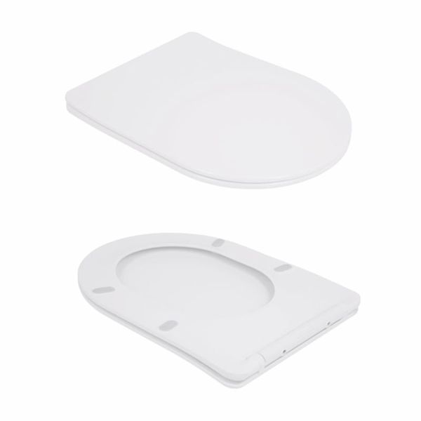 Унитаз напольный Qtap Robin New Ultra Quiet безободковый с сиденьем Soft-Close WHITE QT13226083AW SD00052565 фото