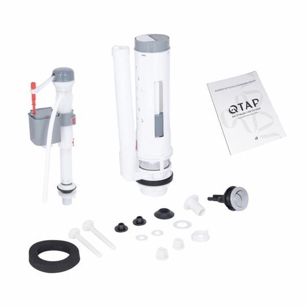Унитаз напольный Qtap Vlasta Ultra Quiet безободковый с сиденьем Soft-close WHITE QT28228300W SD00052619 фото