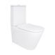 Унитаз напольный Qtap Vlasta Ultra Quiet безободковый с сиденьем Soft-close WHITE QT28228300W SD00052619 фото 1