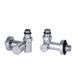 Комплект кранів SD Forte 1/2" НР для рушникосушарки кутовий SF395W15HE SD00046629 фото 1