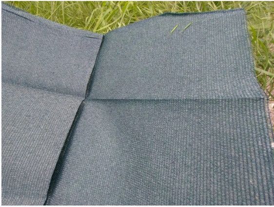 Затеняющая сетка для забора зеленая 110% (1х10) EKOTEX 38868 фото