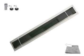Трап душовий OCEAN-(4) із нержавіючої сталі 70*700мм Glass Black 2210479935 фото