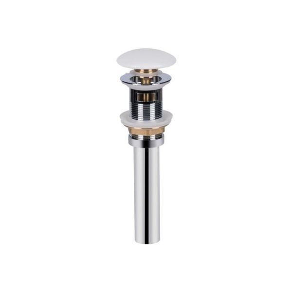 Комплект Qtap Tern: Раковина подвесная прямоугольная левая 450х250х158 мм White + Донный клапан PU02O SD00053451 фото