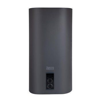 Водонагрівач електричний Thermo Alliance 50 л, Grey, плоский вертикальний, сухий ТЕН 2 кВт (0,8+1,2) DT50V20GPDD2G SD00055141 фото