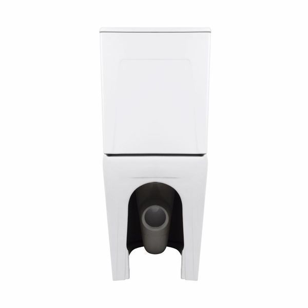 Унітаз підлоговий Qtap Virgo Ultra Quiet безобідковий з сидінням Soft-close WHITE QT18226092AW SD00052581 фото