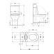 Унітаз підлоговий Qtap Virgo Ultra Quiet безобідковий з сидінням Soft-close WHITE QT18226092AW SD00052581 фото 2