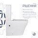 Унітаз підлоговий Qtap Virgo Ultra Quiet безобідковий з сидінням Soft-close WHITE QT18226092AW SD00052581 фото 4