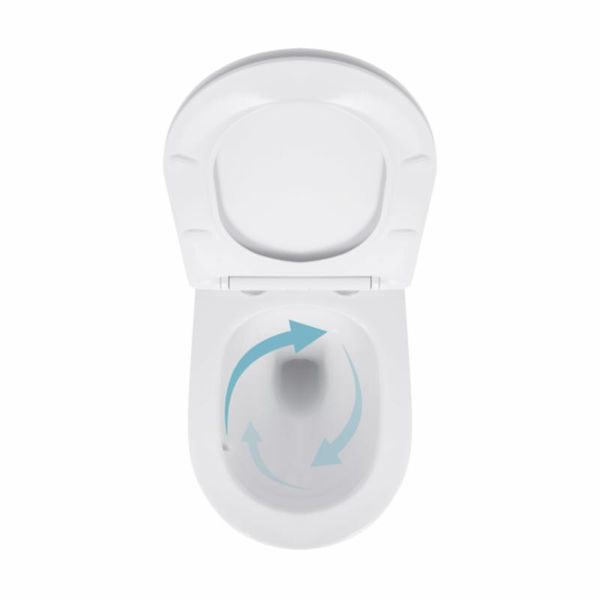 Унитаз подвесной Qtap Jay безободковый Ultra Quiet с сиденьем Soft-close QT07335177W SD00050899 фото