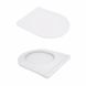 Унитаз подвесной Qtap Jay безободковый Ultra Quiet с сиденьем Soft-close QT07335177W SD00050899 фото 8