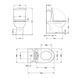 Унитаз напольный Qtap Robin Ultra Quiet безободковый с сиденьем Soft-Close MATT BLACK QT13226083AMB SD00052566 фото 2