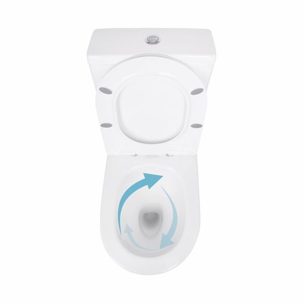 Унітаз підлоговий Qtap Jay Ultra Quiet з сидінням Soft-close 640x360x835 мм QT07222175TW White SD00053257 фото