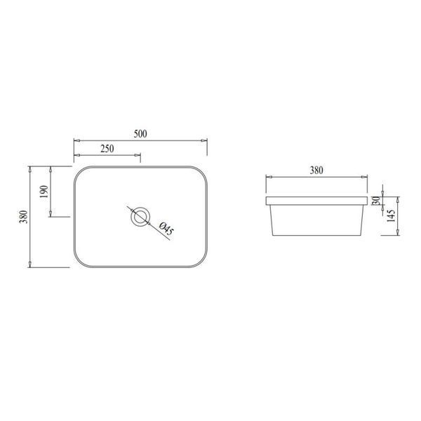 Раковина Qtap Scorpio 510х390х145 White QT1411K490WN SD00053085 фото