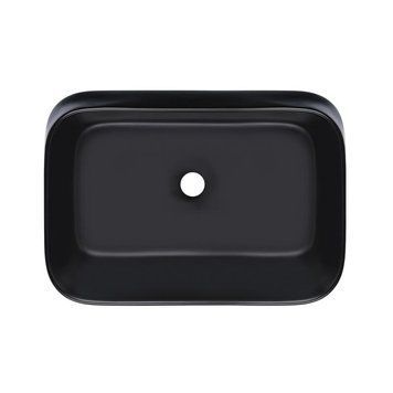Раковина-чаша Qtap Scorpio 550х390х120 Matt black QT14112243MBN SD00052895 фото