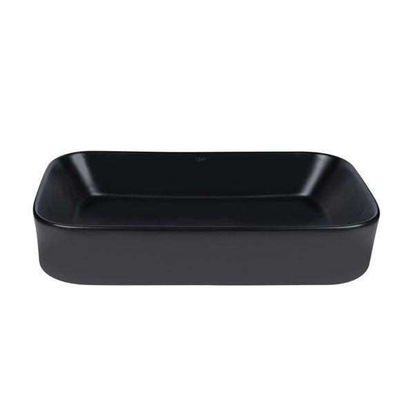 Раковина-чаша Qtap Scorpio 550х390х120 Matt black QT14112243MBN SD00052895 фото