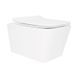 Унитаз подвесной Qtap Crow безободковый с сиденьем Soft-close QT05335170W SD00036222 фото 1