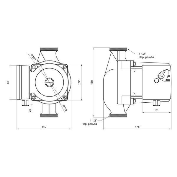 Насос циркуляційний Thermo Alliance LPS 25/80/180 SD00047130 фото