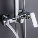 Душова система для кабіни Qtap Capricorn на три споживачі (з виливом) 53103KNC Chrome SD00047514 фото 5