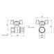 Кран кульовий Thermo Alliance Forte 1/2" ВР для газа (метелик) SF602G15 SD00010576 фото 2